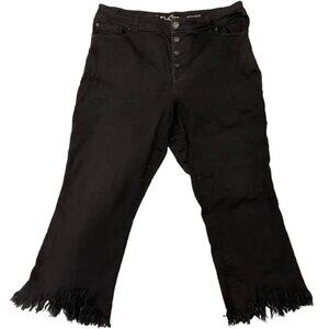 Inc Green Frayed Denim Jeans Pants NWT